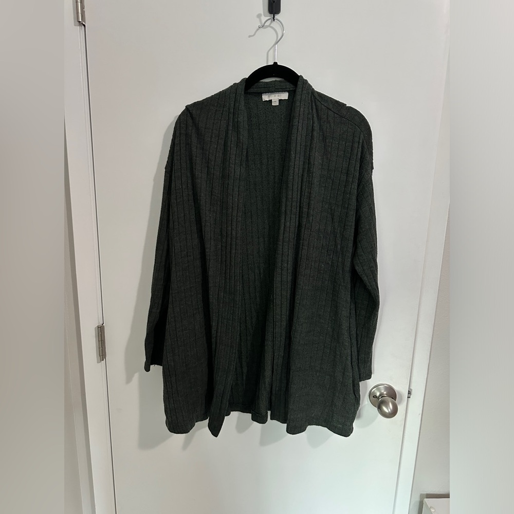 Eri + Ali gunmetal grey cardigan